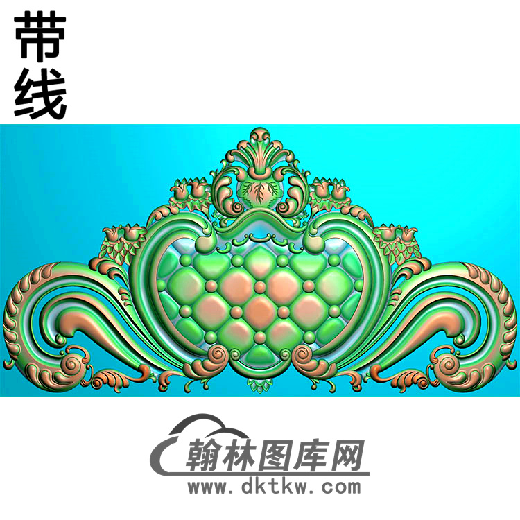 欧式床头精雕图（CT-001）展示