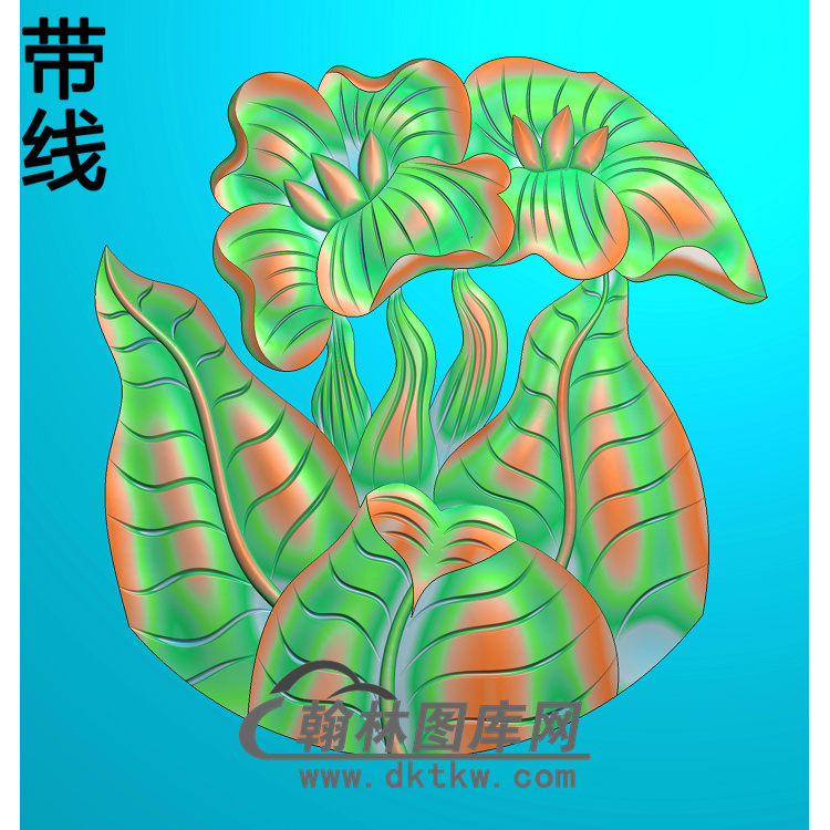 BJ-168-芭蕉精雕图展示