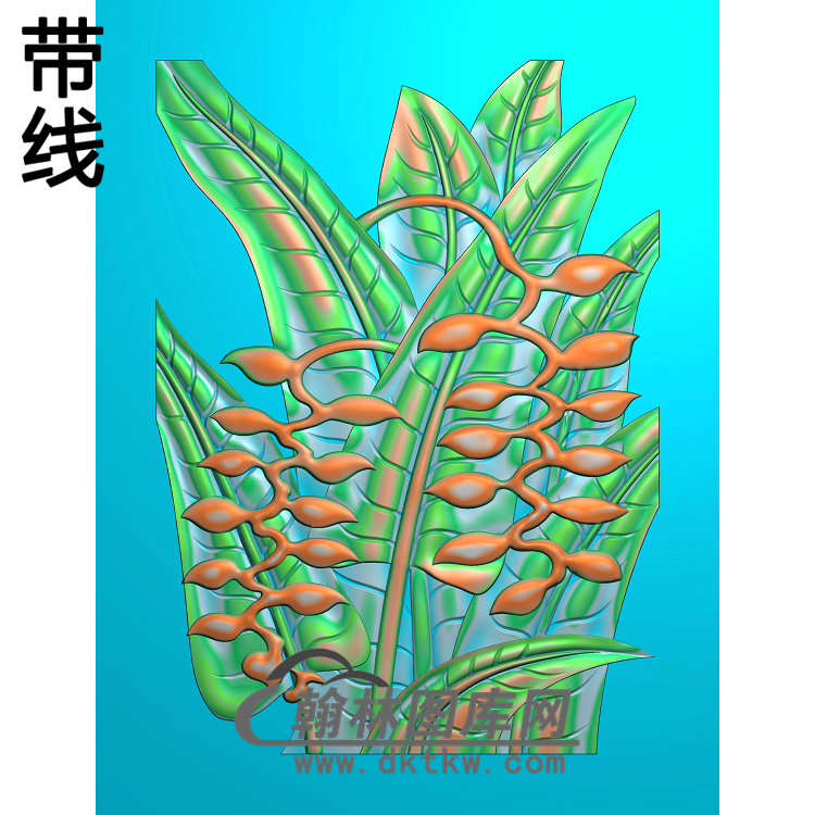 BJ-174-芭蕉精雕图展示