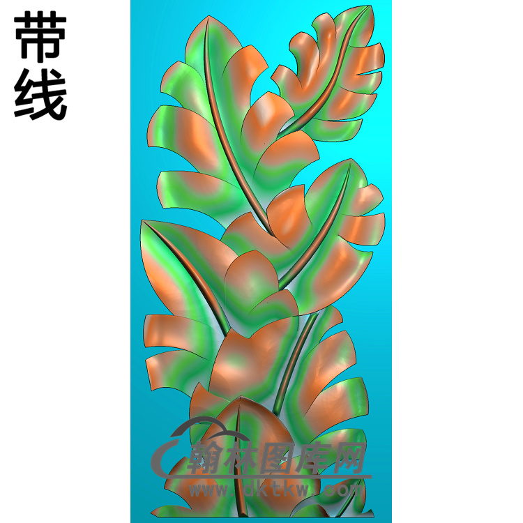 BJ-180-芭蕉精雕图展示