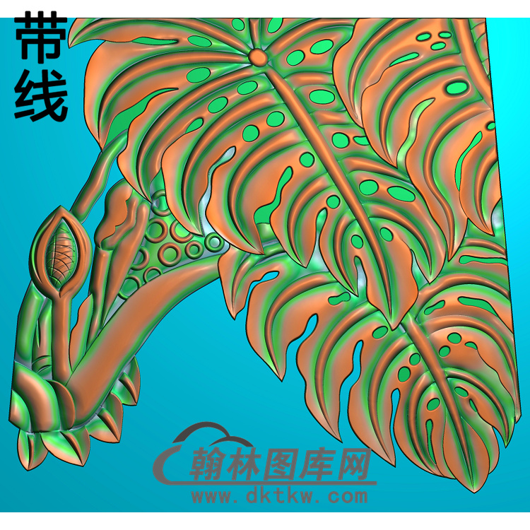 BJ-194-芭蕉精雕图展示