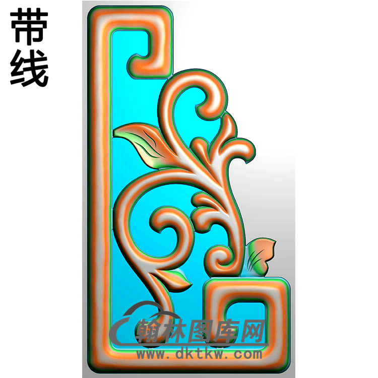 角花配件精雕图（JH-009）展示
