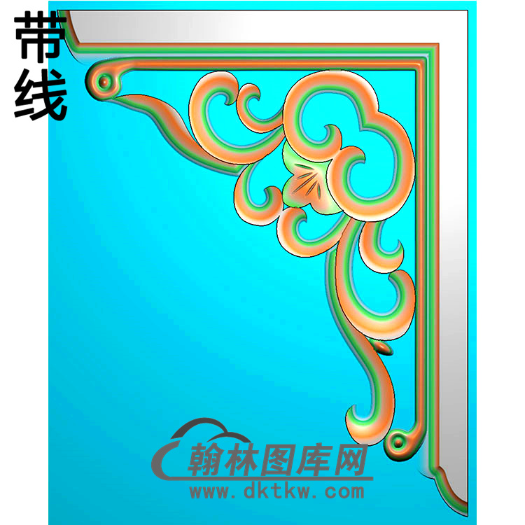 角花配件精雕图（JH-010）展示