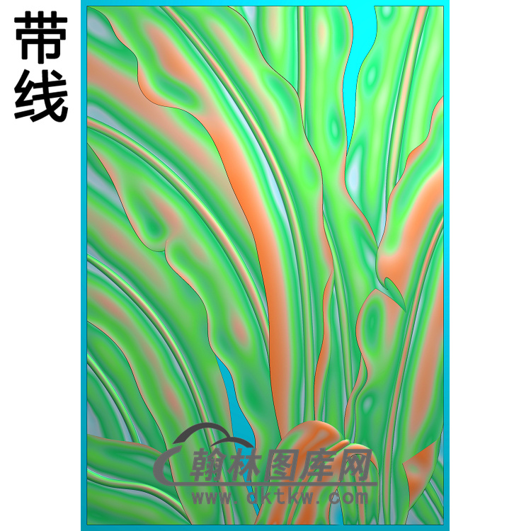 BJ-208-芭蕉精雕图展示
