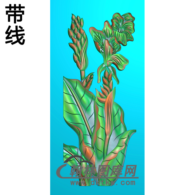 BJ-220-芭蕉精雕图展示