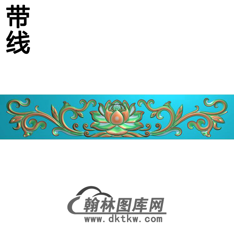 荷花精雕图（HHY-066)展示