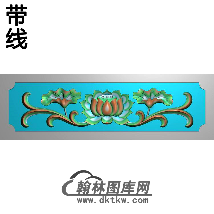 荷花精雕图（HHY-380)展示