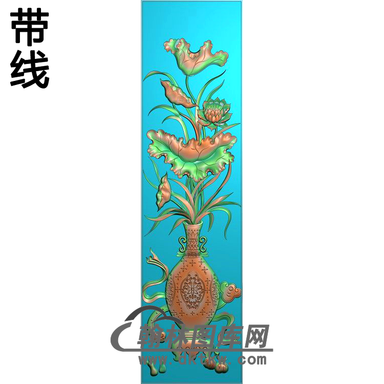 荷花精雕图（HHY-400)展示