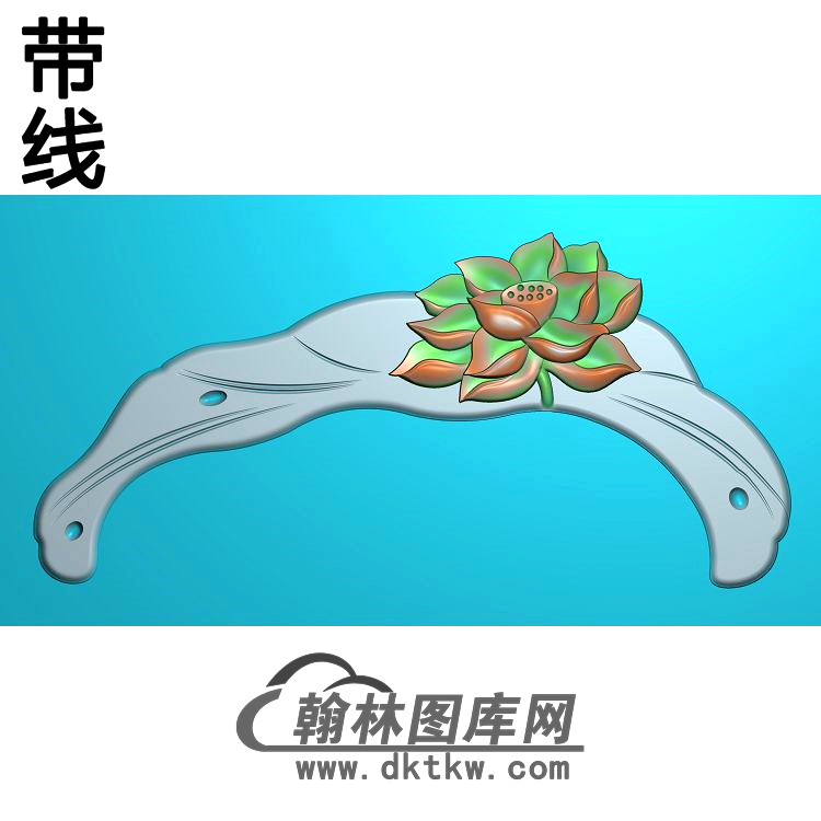 荷花精雕图（HHY-428)展示