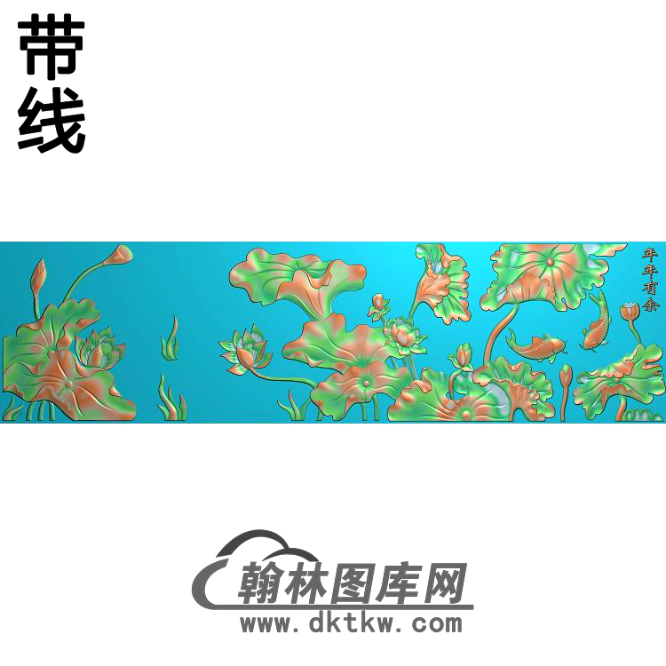 荷花精雕图（HHY-448)展示