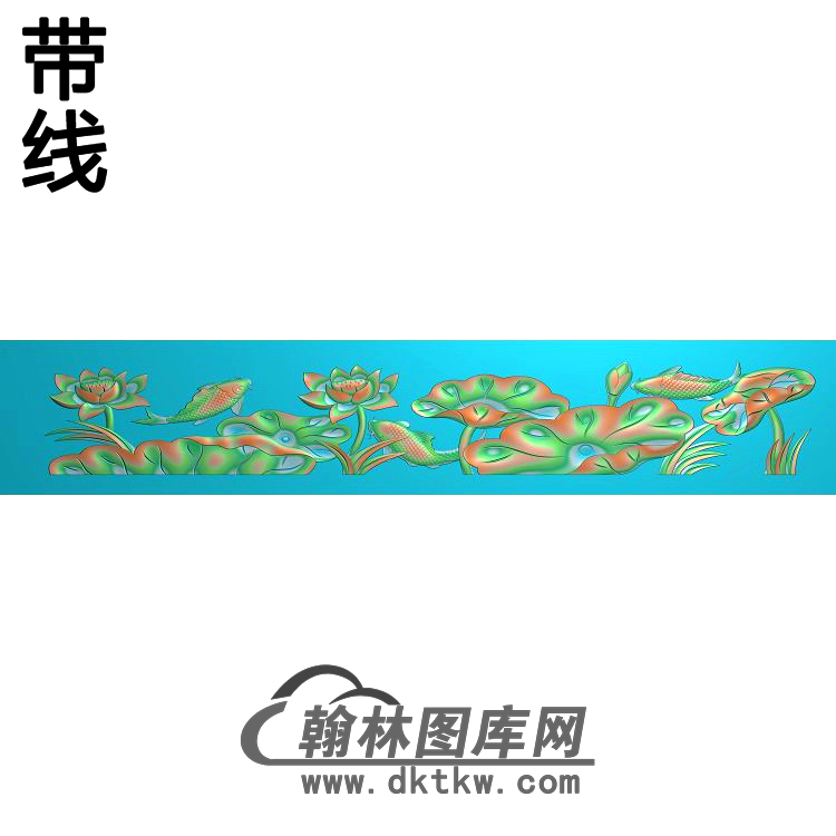 荷花精雕图（HHY-469)展示