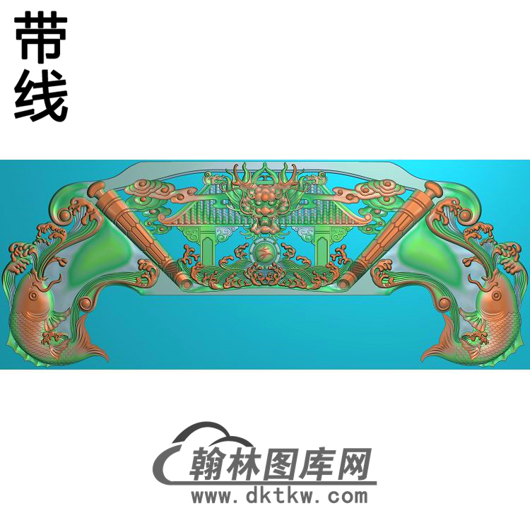 荷花精雕图（HHY-539）展示