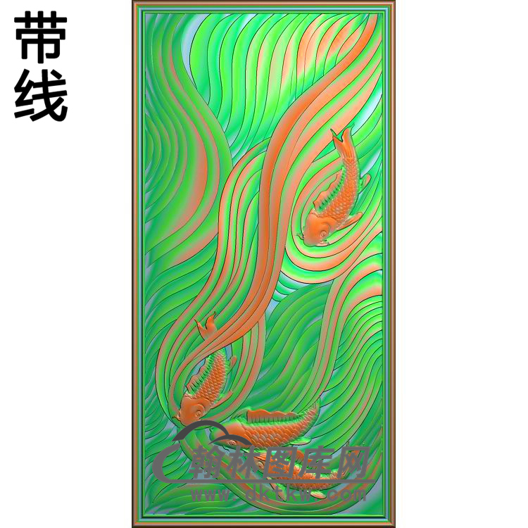 荷花精雕图（HHY-566）展示