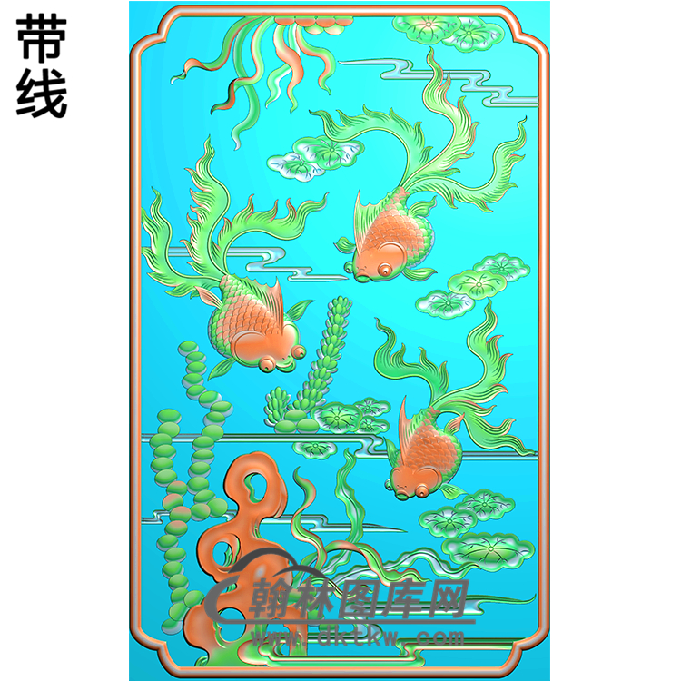 荷花精雕图（HHY-610）展示
