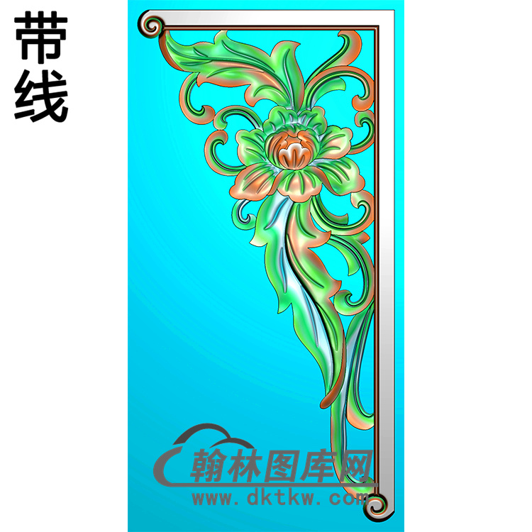 角花配件精雕图（JH-024）展示