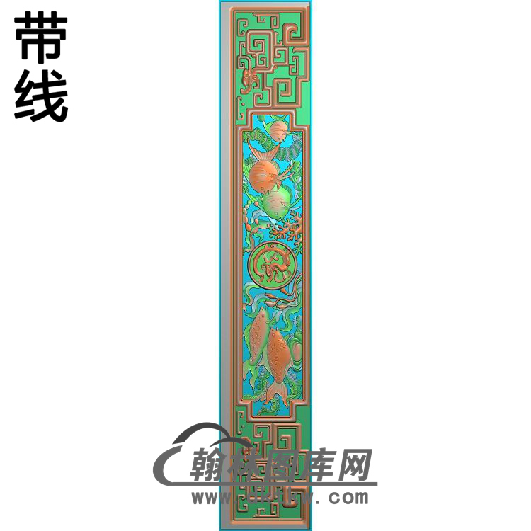 荷花精雕图（HHY-646）展示