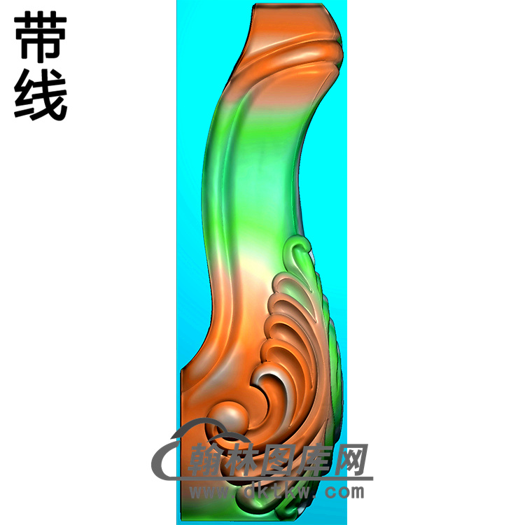 欧式腿精雕图（OST-003）展示