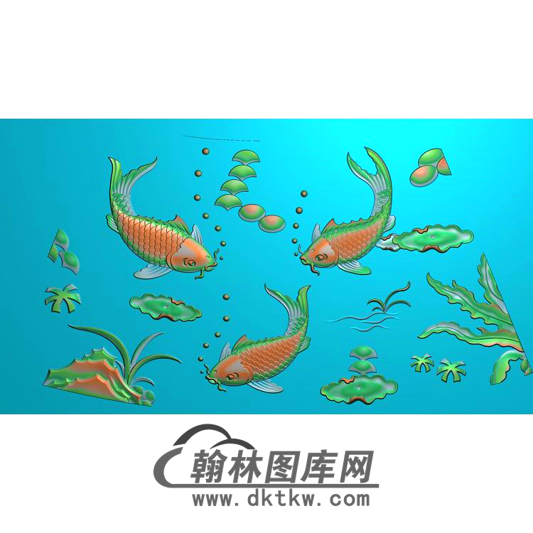 荷花精雕图（HHY-689）展示