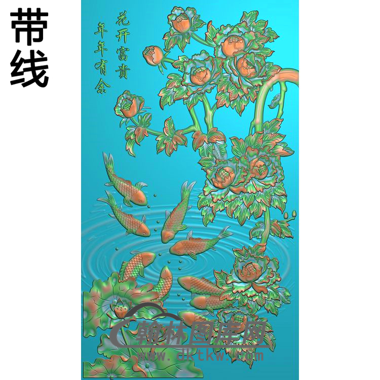 荷花精雕图（HHY-778）展示