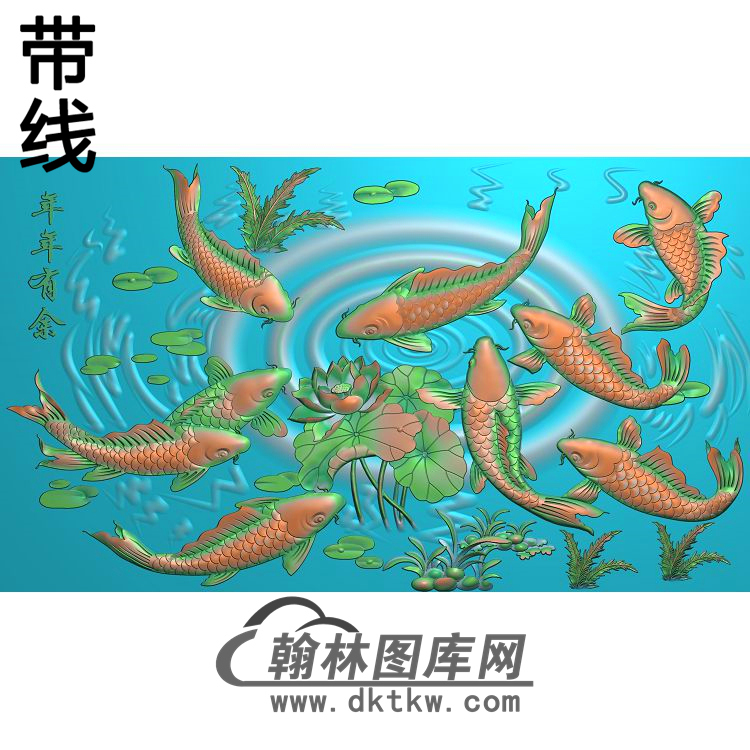 荷花精雕图（HHY-812）展示
