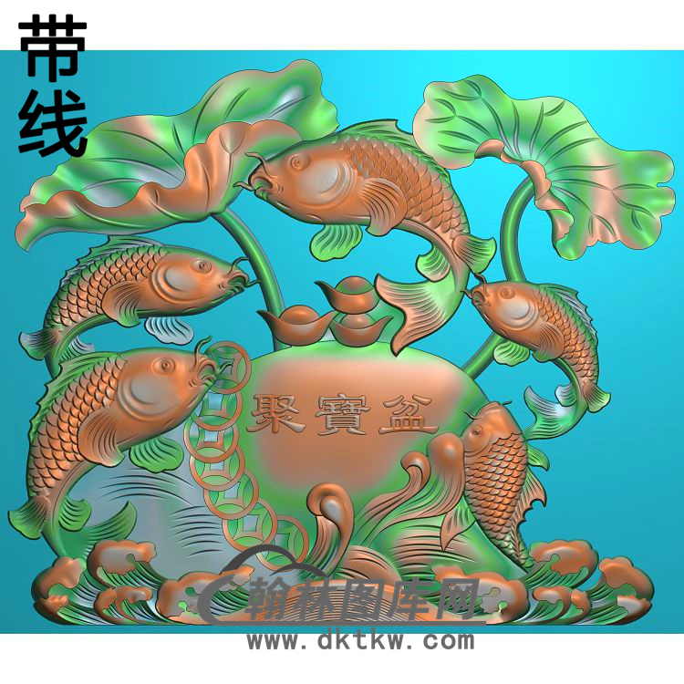 荷花精雕图（HHY-863）展示