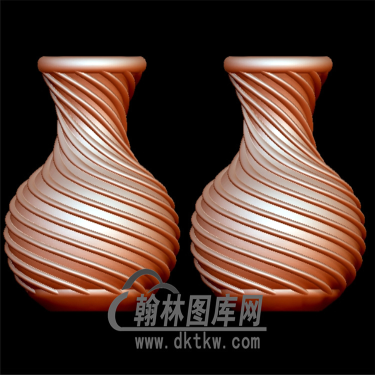 花瓶立体圆雕图(YHL-008)展示