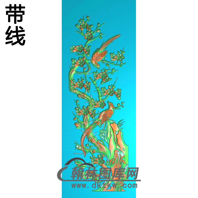 HD-214-花草动物系列精雕图（MH-031）展示