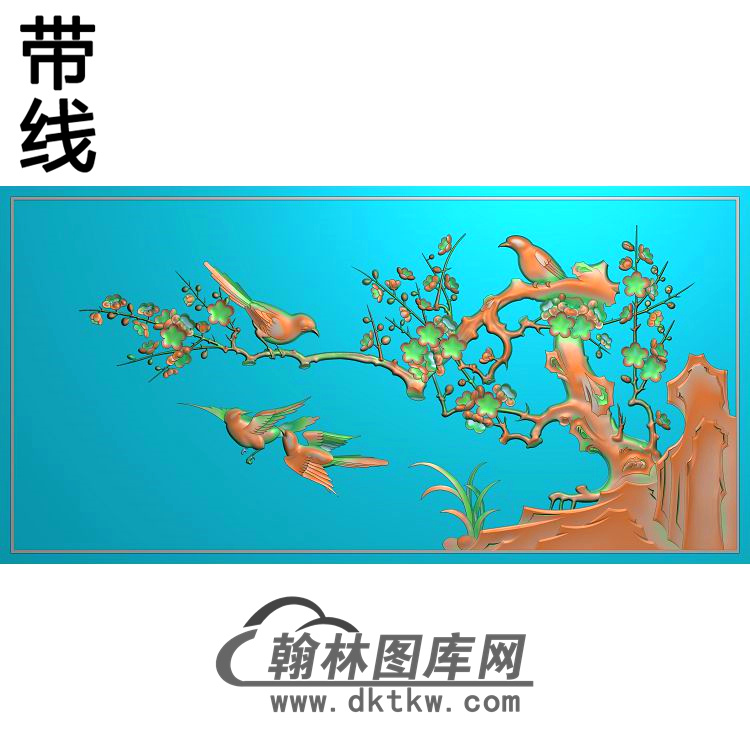 HN-2007花鸟精雕精雕图（MH-046）展示
