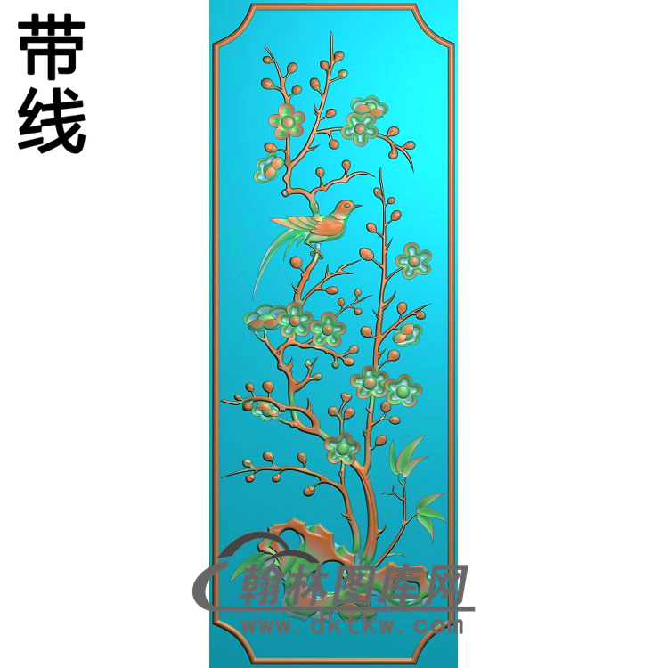 MH-003-梅花精雕图（MH-116）展示