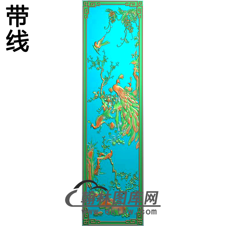 MH-205-梅花鸟精雕图（MH-140）展示