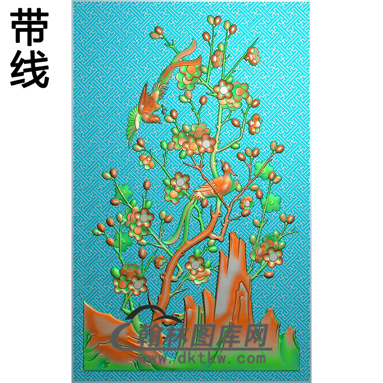 MH-459-梅花精雕图（MH-153）展示