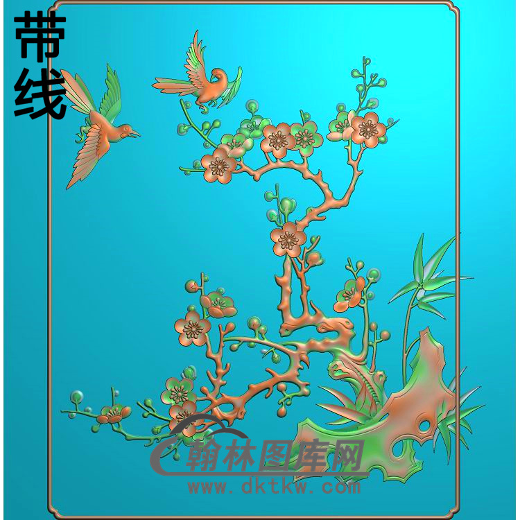 MH-607-梅花 (2)精雕图精雕图（MH-181）展示