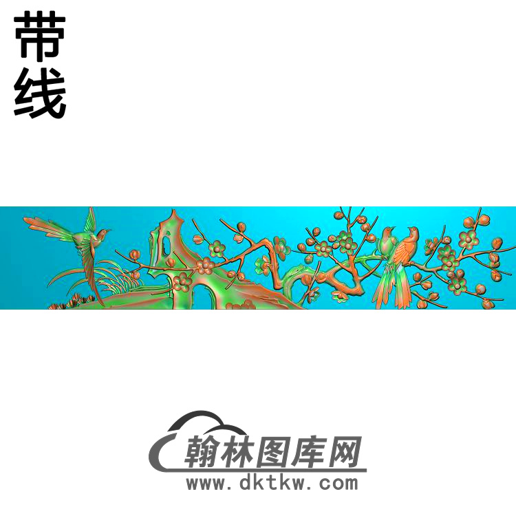大梅花板抽屉精雕图（MH-274）展示