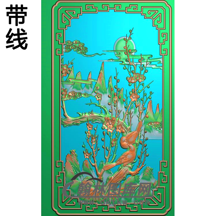 梅花板精雕图（MH-300）展示