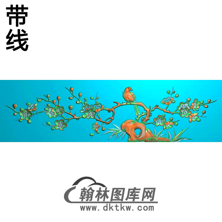 梅兰菊竹114_AUTOSAVE精雕图（MH-342）展示