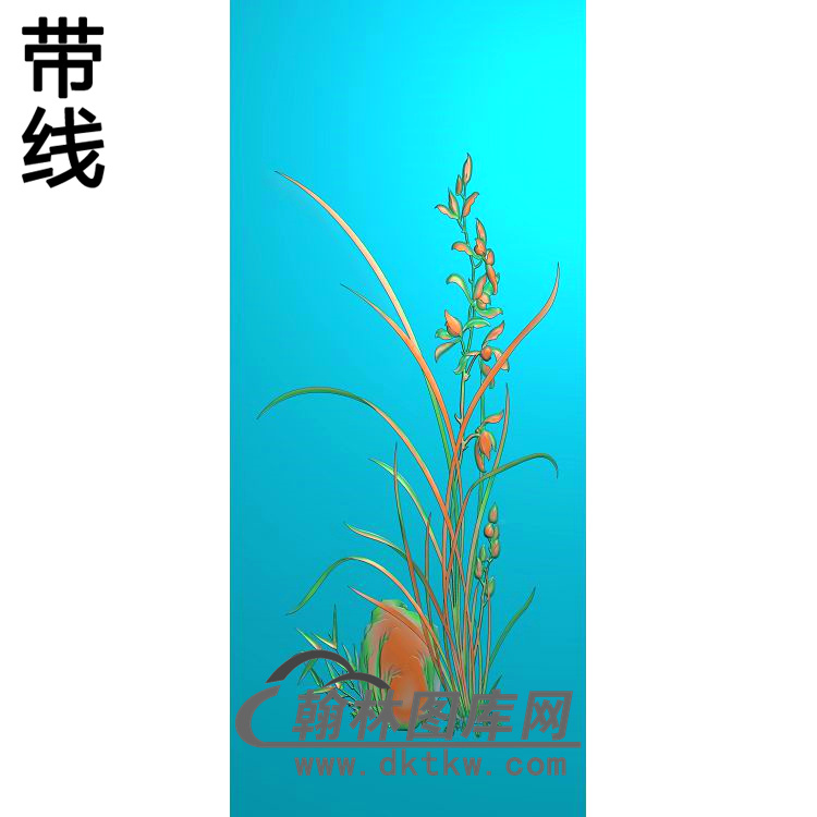 LH-194-兰花精雕图（LH-050）展示