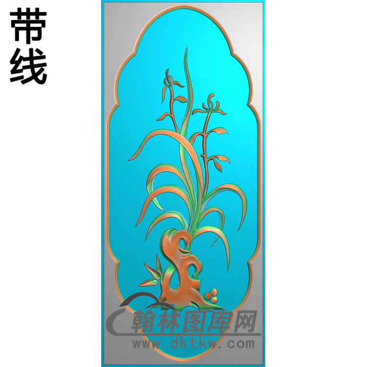 LH-206-兰花精雕图（LH-060）展示