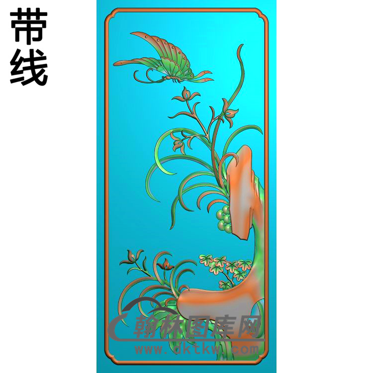 MZ-105-梅兰竹菊系列精雕图（LH-105）展示