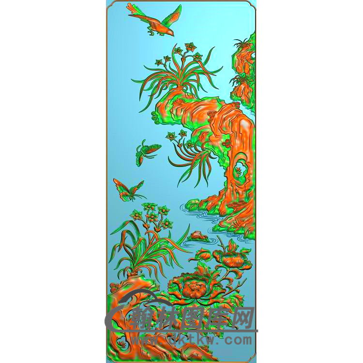四季花兰花无线精雕图（LH-149）展示