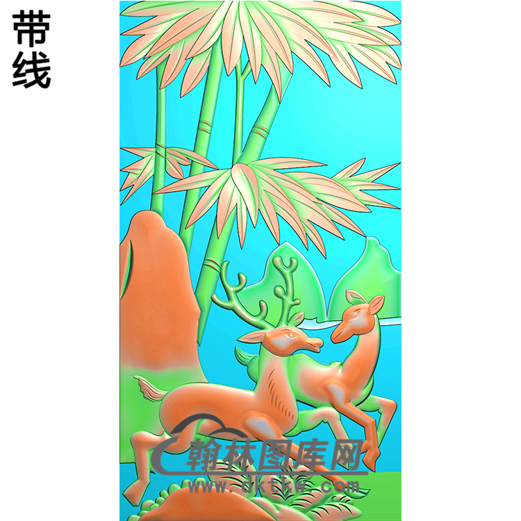 HD-209-花草动物系列精雕图（ZZ-091）展示展示