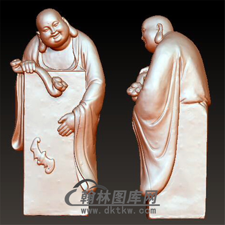 弥勒佛立体圆雕图(YYD-026)展示