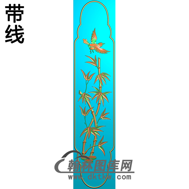 Z-3035-竹精雕图（ZZ-143）展示
