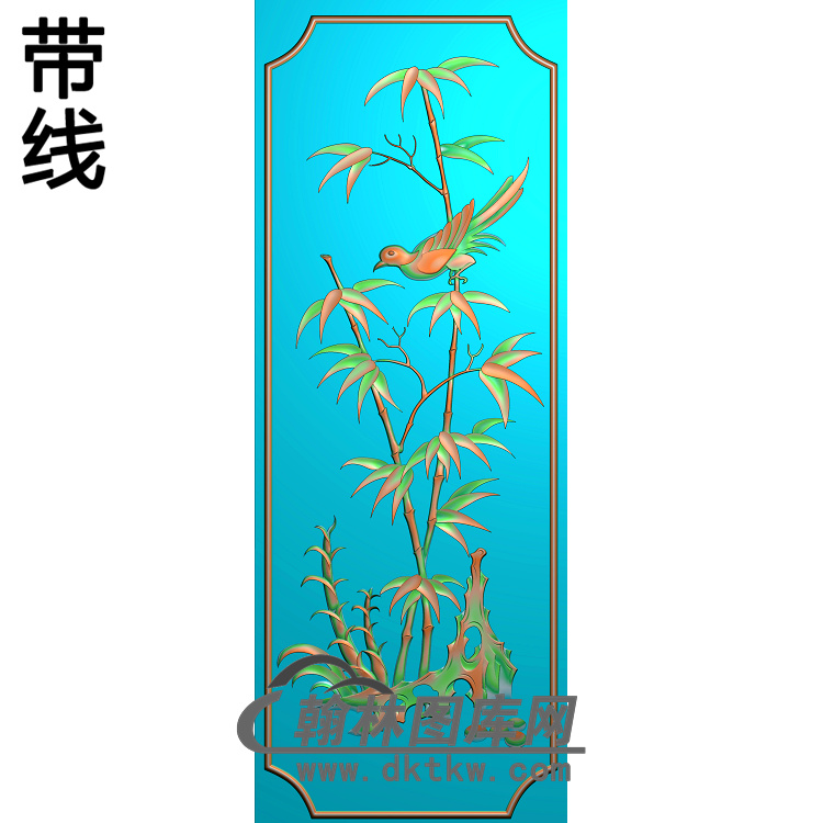 ZZ-004-竹子精雕图（ZZ-165）展示