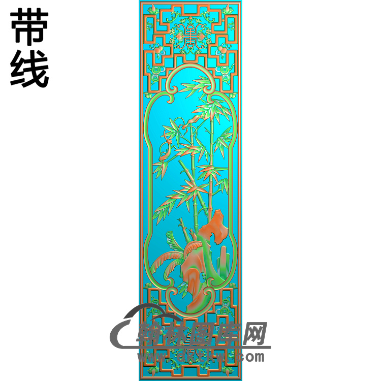 ZZ-025-挂片竹子精雕图（ZZ-179）展示