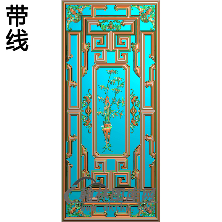 ZZ-036-竹子精雕图（ZZ-189）展示