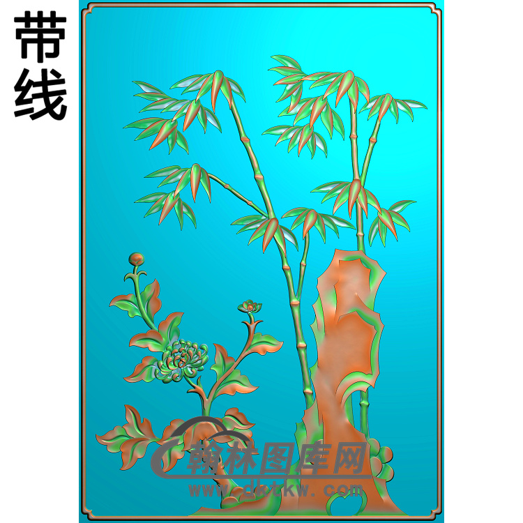 ZZ-463-竹子精雕图（ZZ-201）展示