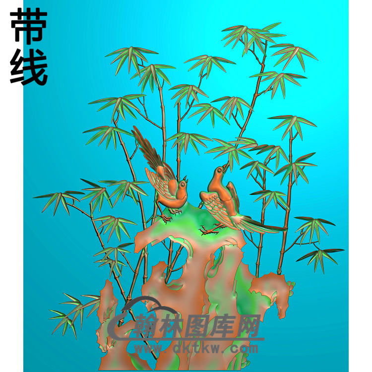ZZ-465-竹子精雕图（ZZ-203）展示