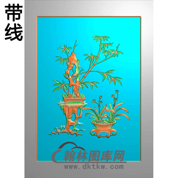 ZZ-5009-竹子精雕图（ZZ-220）展示