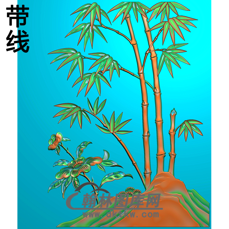 ZZ-5013-竹子精雕图（ZZ-224）展示