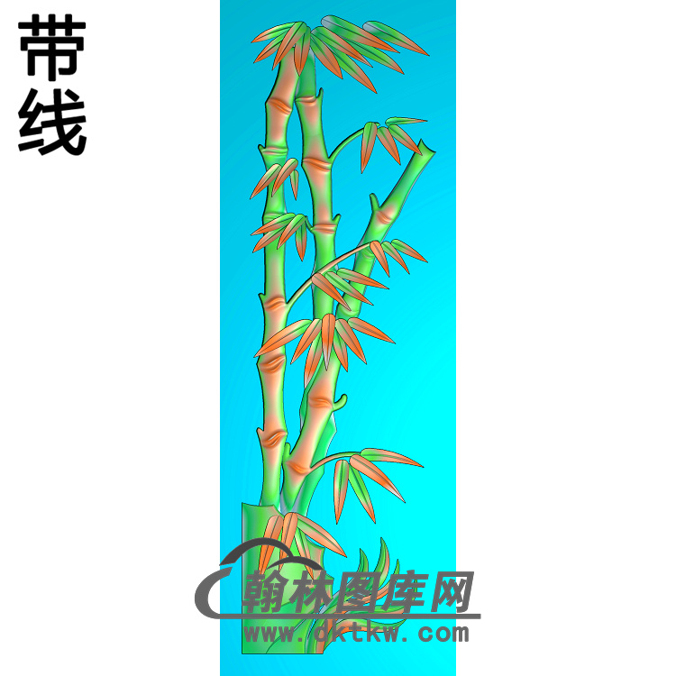 梅兰菊竹002_AUTOSAVE精雕图（ZZ-243）展示